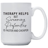 SCREAMING PROFANITIES IS FASTER MUG