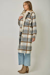 TWOFER HOODIE PLAID JACKET