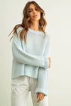 ROUND NECK KNITTED TOP