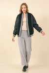 QUILTED OPEN CARDIGAN