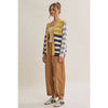 MULTI STRIPE CARDIGAN