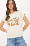 MIMOSA PLEASE SHORT SLEEVE SWEATER