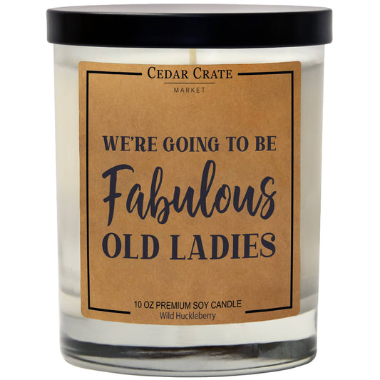 FABULOUS OLD LADIES CANDLE