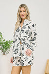 LINE DOODLE BUTTON DOWN SHIRT