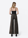 LEOPARD PRINT EXTREME WIDE JEANS