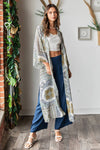 PAISLEY PRINT BELTED DUSTER
