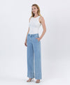 SIDE POCKET WIDE JEANS
