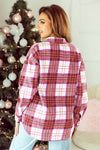 CHRISTMAS PLAID FLANNEL SHACKET