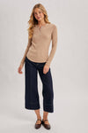 HENLEY SNAP BUTTON FRONT