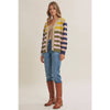 MULTI STRIPE CARDIGAN