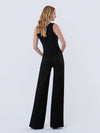 PRESSED BLACK WIDE LEG JEANS