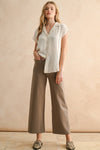 TWO POCKETS PONTE PANTS