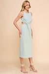 SIDE TWIST CUT-OUT DRESS