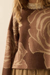 ROSE FLORAL SWEATER