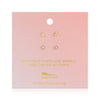 CIRCLE TRIO + SPARKLE 2PK STUDS