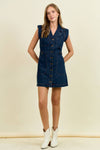 BUTTON DOWN DENIM DRESS