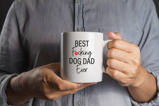 BEST F'ING DOG DAD EVER MUG
