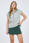 HIGH WAIST MINI TENNIS SKIRT WITH SHORTS