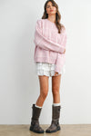 CHECKERED KNIT SWEATER