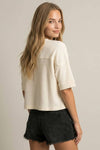 CARDIGAN BOXY KNIT TOP