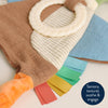 MALLARD CRINKLE TOY WITH TEETHER