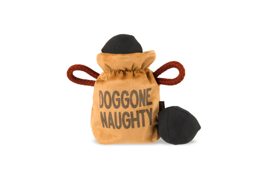 DOGGONE NAUGHTY DOG TOY