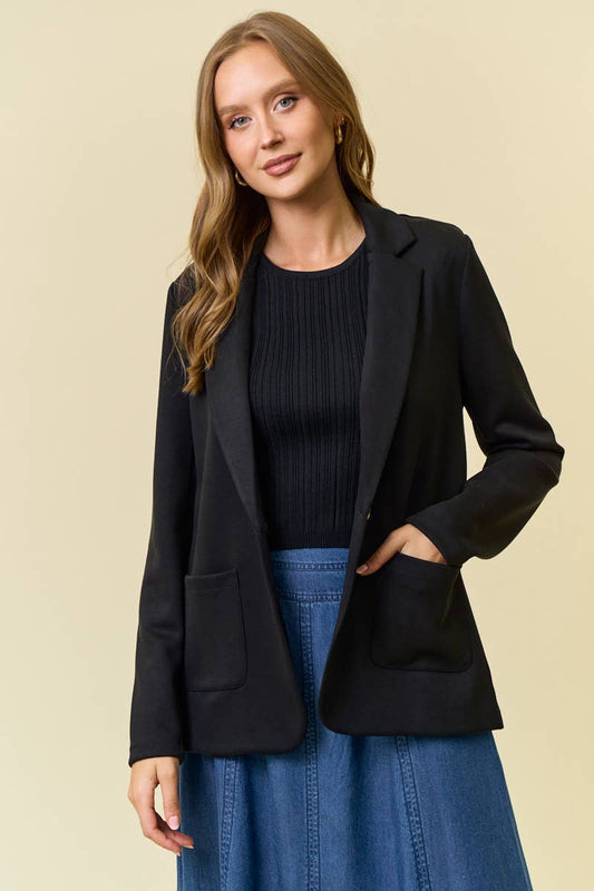 MODAL BLAZER WITH POCKET