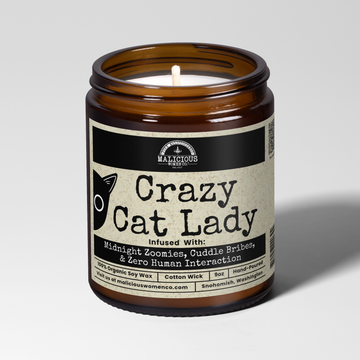 CRAZY CAT LADY CANDLE