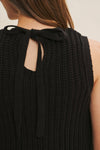 SWEATER MIDI DRESS TIE BACK