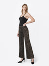 LEOPARD PRINT EXTREME WIDE JEANS