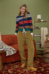 STRIPE BUTTON DOWN CARDIGAN
