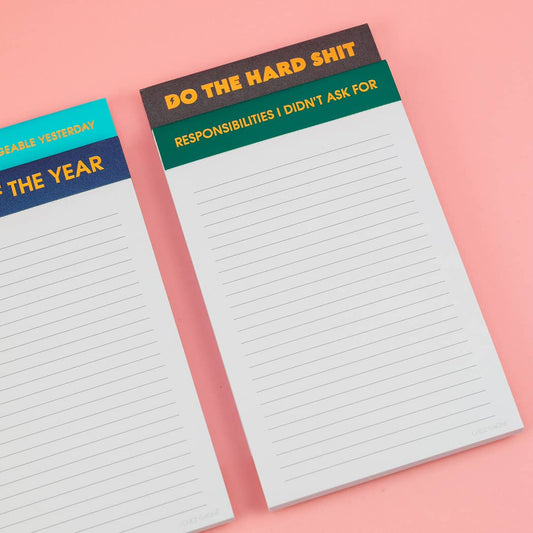 DO THE HARD SHIT NOTEPAD