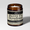 MERRY F'N STRESSMAS CANDLE