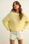 ROUND NECK KNITTED TOP
