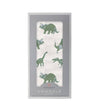 GREEN DINOSAURS SWADDLE