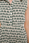 BLACK CAT PRINT DRESS