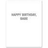 TURN BACK TIME BIRTHDAY CARD