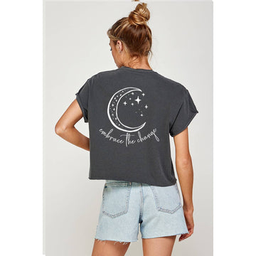 EMBRACE THE CHANGE CROP TOP