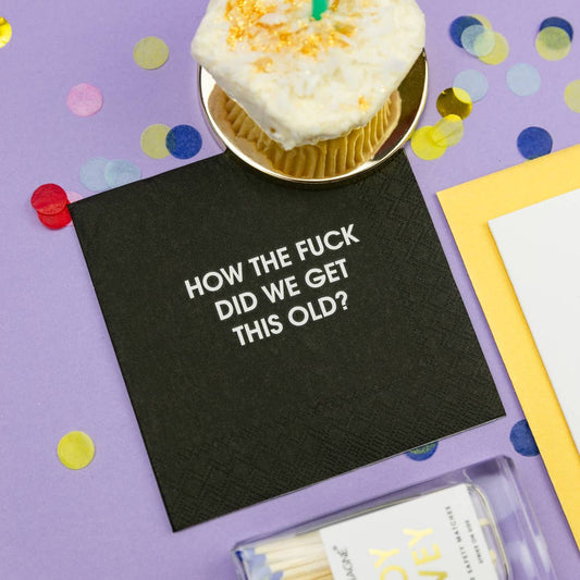 HOW THE FUCK DID WE GET THIS OLD NAPKINS