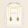 PRESSED FLOWER THREAD EARRINGS