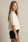 CARDIGAN BOXY KNIT TOP