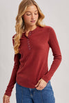HENLEY SNAP BUTTON FRONT