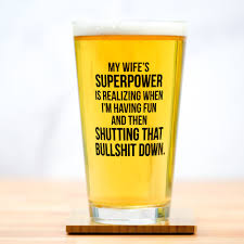 WIFE'S SUPERPOWER PINT