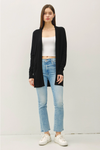 OPEN FRONT ESSENTIAL CARDIGAN