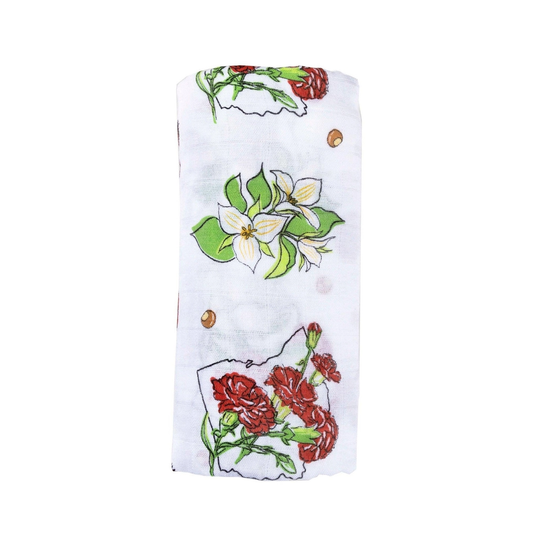 OHIO FLORAL SWADDLE