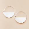 LUNAR HOOP EARRING