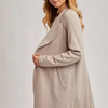 OPEN FRONT LONGLINE CARDIGAN