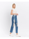 STRAIGHT HIGH RISE JEAN