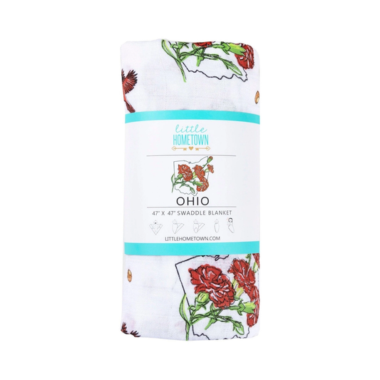 OHIO FLORAL SWADDLE