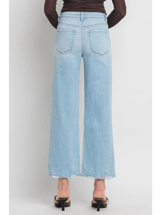 WOO HIGH RISE WIDE LEG JEANS